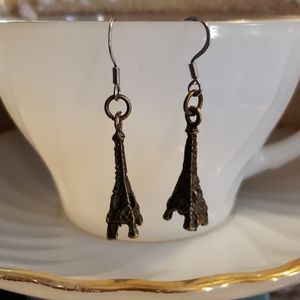 I Love Paris large Eiffel Tower earrings